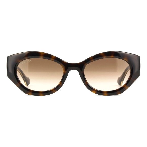 New GUCCI Havana Cat Eye GG1553S 002 Sunglasses Women - Picture 2 of 3